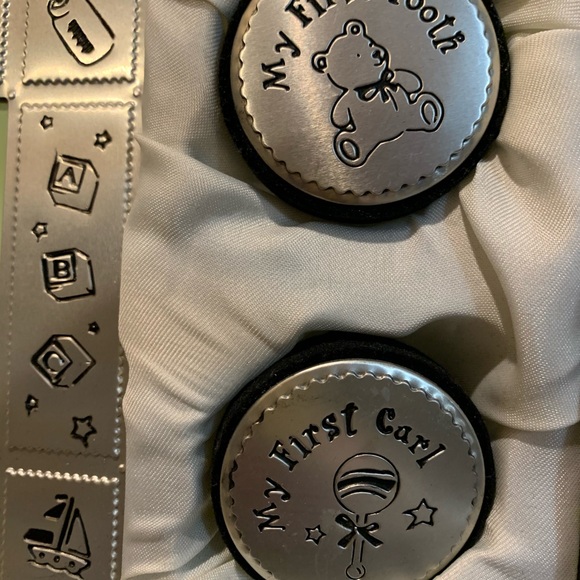 Baby Firsts Keepsake Frame, Curl, and Tooth Boxes - Picture 2 of 5